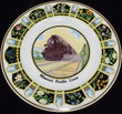 MP STATE FLOWERS PLATE