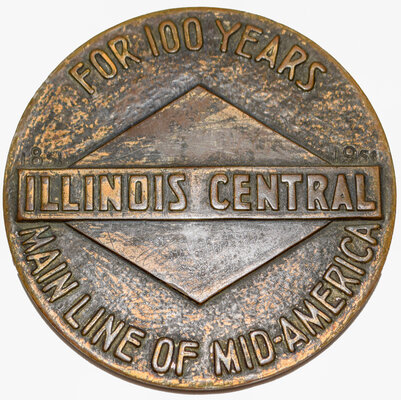 ILLINOIS CENTRAL PAPERWEIGHT