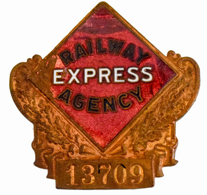 RAILWAY EXPRESS AGENCY BADGE
