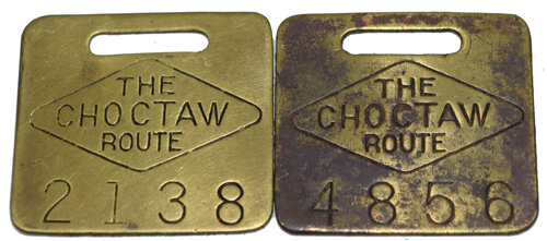 The CHOCTAW ROUTE TAGS