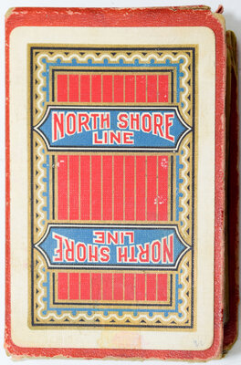 CHICAGO NORTH SHORE & MILWAUKEE PLAYING CARDS