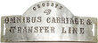 View lot 31 CROSBYS OMNIBUS CARRIAGE & TRANSFER LINE BADGE