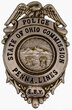 View lot 46 PENNA LINES POLICE STATE OF OHIO COMMISSION BADGE