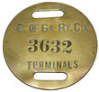 C OF GA RY CO 3632 TERMINAL TAG