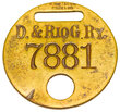 View lot 71 D& RIO G Ry 7881 TAG