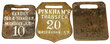 View lot 77 INDIAN TERRITORY TAGS