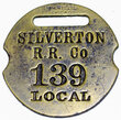 View lot 83 SILVERTON RR CO 139 LOCAL TAG