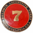 View lot 88 BALDWIN LOCOMOTIVE NUMBER PLATE