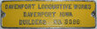 View lot 93 DAVENPORT LOCOMOTIVE WORKS PLATE