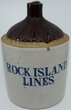 View lot 122 ROCK ISLAND LINES JUG