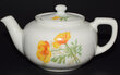 View lot 165 AT&SF CALIFORNIA POPPY TEAPOT
