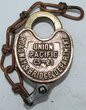 View lot 472 UNION PACIFIC CS 21 ROADWAY & BRIDGE DEPARTMENT LOCK