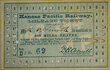 View lot 510 KANSAS PACIFIC RY MILEAGE TICKET