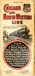View lot 525 CHICAGO & NORTH-WESTERN LINE TIMETABLE