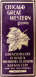 View lot 527 CHICAGO GREAT WESTERN RY TIMETABLE