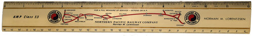 NORTHERN PACIFIC RULER