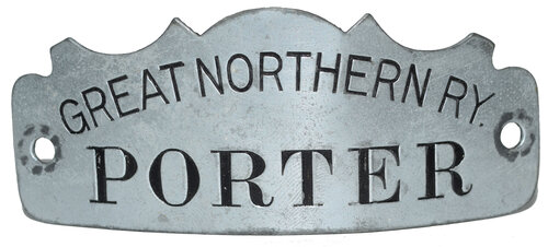 GREAT NORTHERN PORTER BADGE
