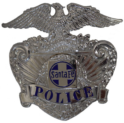 SANTA FE POLICE BADGE