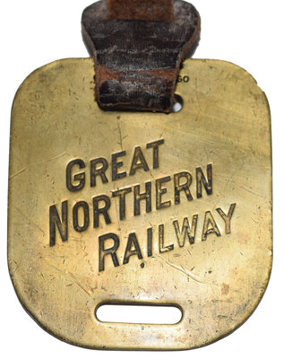 GREAT NORTHERN RAILWAY TAG