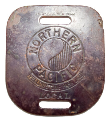 NORTHERN PACIFIC BAGGAGE TAG