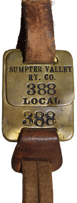 SUMPTER VALLEY RY CO 388 LOCAL BAGGAGE TAGS