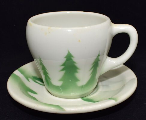GN GLORY OF THE WEST CUP & SAUCER