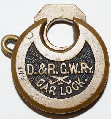 D&RGWRY CAR LOCK LOCK