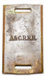 ASTORIA & COLUMBIA RIVER RR BAGGAGE TAG