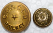 COLORADO SPRINGS & CRIPPLE CREEK DIST RY BUTTONS