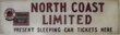 BURLINGTON ROUTE/ NORTHERN PACIFIC SIGN