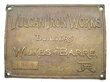 View lot 135 VULCAN IRON WORKS PLATE