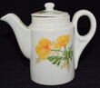 View lot 175 AT&SF CALIFORNIA POPPY COFFEE POT