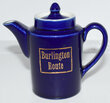 View lot 180 CB&Q COBALT BLUE COFFEE POT