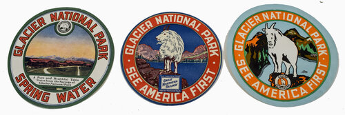 GREAT NORTHERN LUGGAGE STICKERS