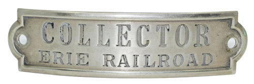 ERIE RAILROAD COLLECTOR BADGE