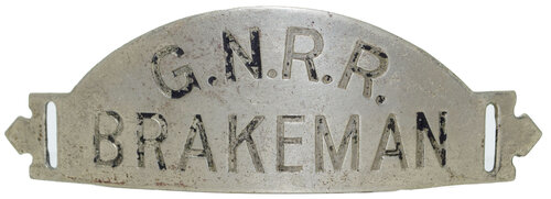 GNRR BRAKEMAN BADGE