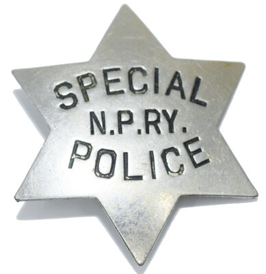 NPRY SPECIAL POLICE BADGE