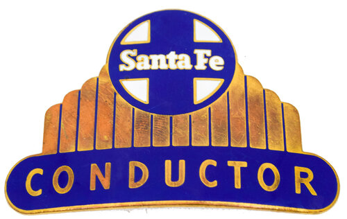 SANTA FE CONDUCTOR BADGE