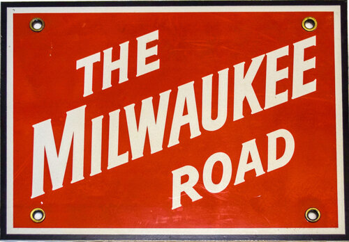 MILWAUKEE ROAD SIGN