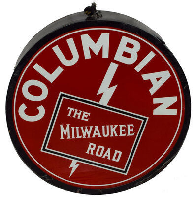 MILWAUKEE ROAD DRUMHEAD