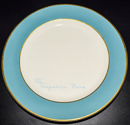 AT&SF TURQUOISE ROOM PLATE
