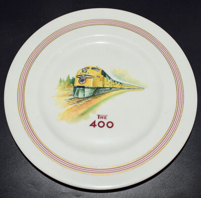 C&NW FLAMBEAU PLATE