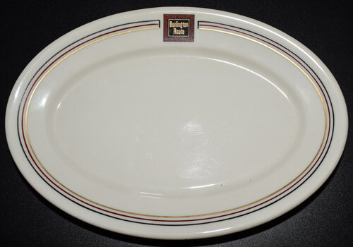 CB&Q ARISTOCRAT PLATTER