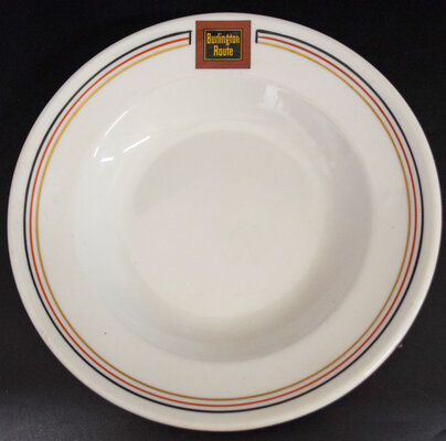CB&Q ARISTOCRAT SOUP PLATE