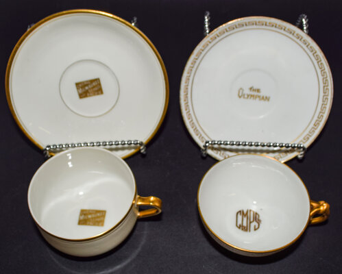 CM&PS & CMSTP&P OLYMPIAN TEACUPS