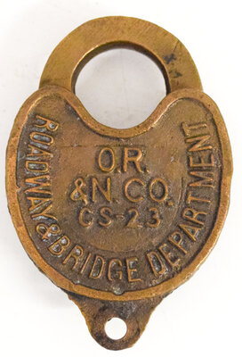 OR&N CS 23 ROADWAY & BRIDGE DEPARTMENT LOCK