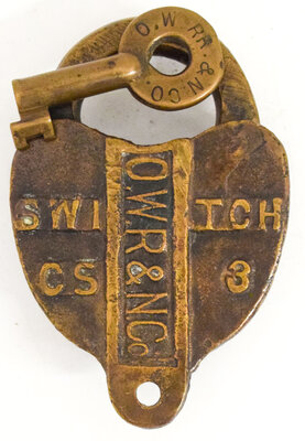 OWR&N CO CS 3 SWITCH LOCK