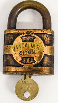 VANDALIA RR SIGNAL LOCK