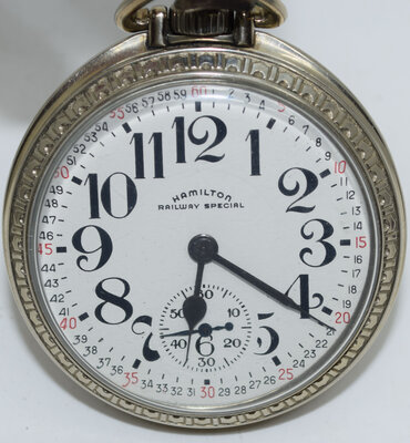 HAMILTON RAILWAY SPECIAL POCKET WATCH