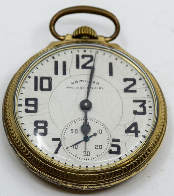 HAMILTON RAILWAY SPECIAL POCKET WATCH